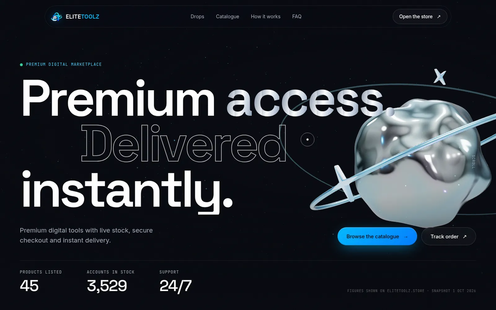EliteToolz — A motion-design storefront for the same store