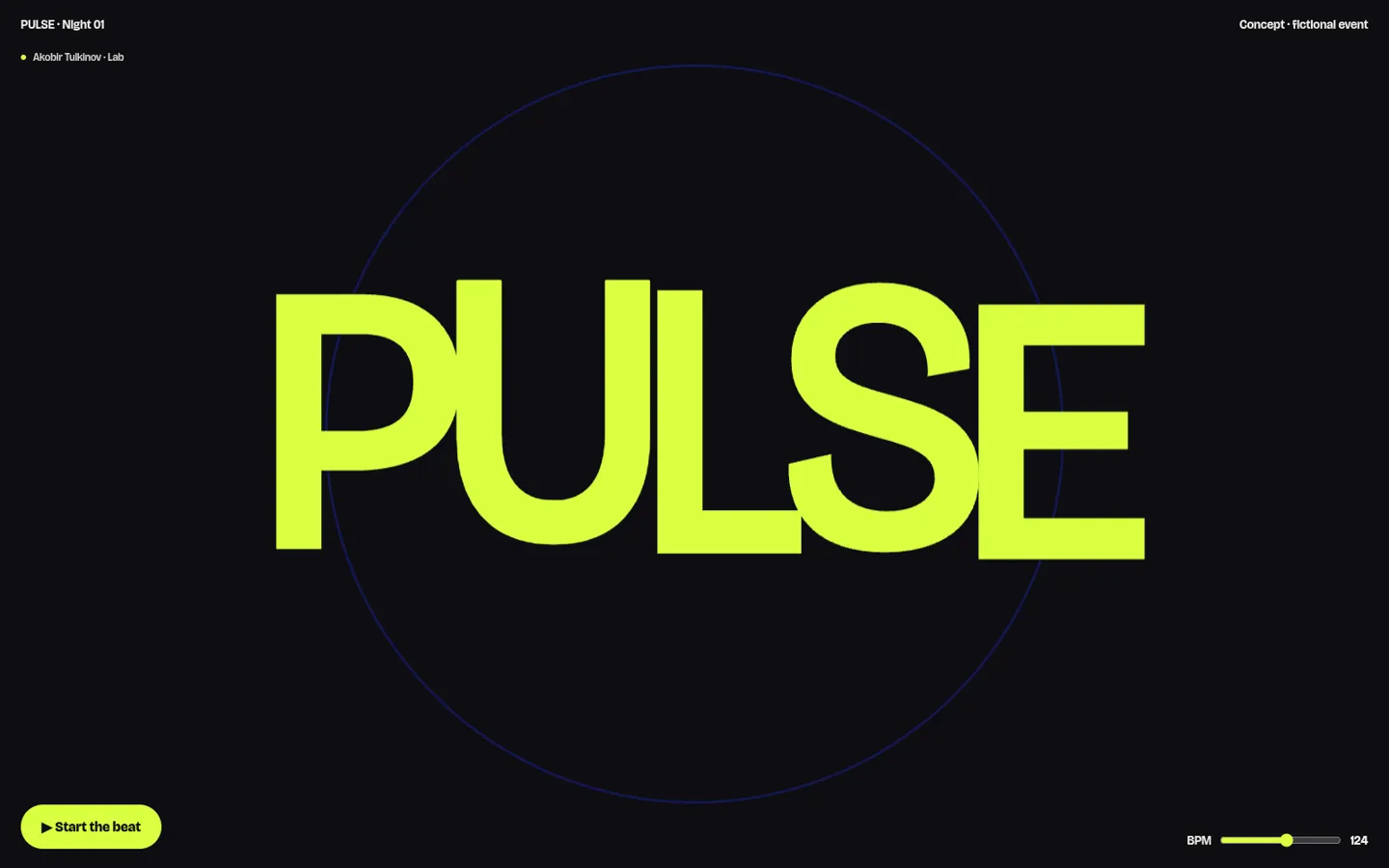 PULSE — screen 3