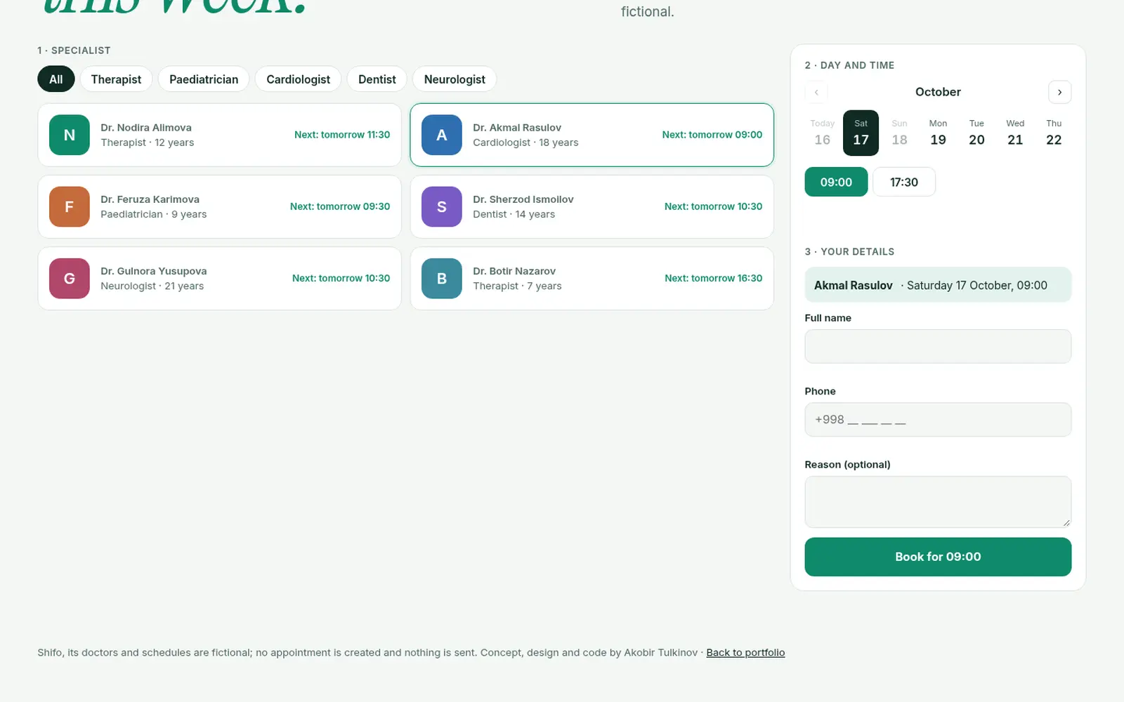 Shifo — Book a doctor in under a minute